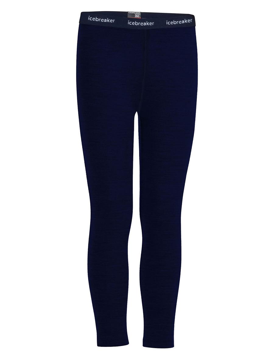 Icebreaker Merino 260 Tech Thermal Lasten Leggingsit Laivastonsininen | FI 1937PJJQ